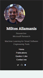 Mobile Screenshot of miltos.allamanis.com